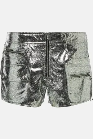 Isabel Marant Coria low-rise leather shorts