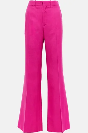 Chloé ChloÃ© High-rise wool-blend pants