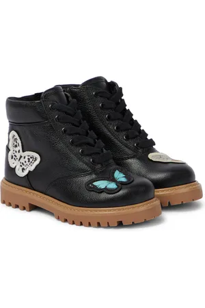 SOPHIA WEBSTER Tia leather combat boots