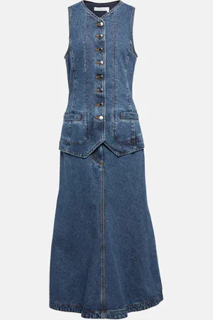 Chloé ChloÃ© Denim midi dress