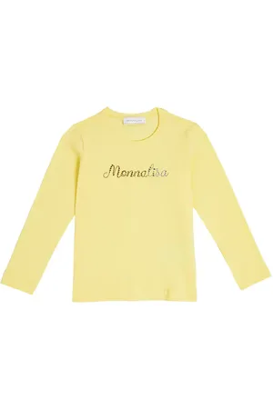 MONNALISA Logo cotton top