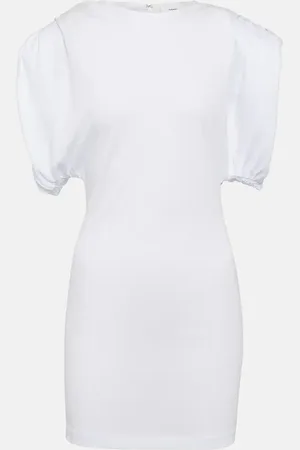 WARDROBE.NYC Ruched jersey minidress