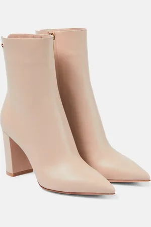 Gianvito Rossi Piper 85 leather ankle boots