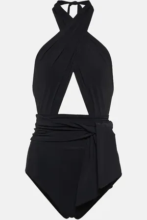 Karla Colletto Cutout halterneck swimsuit