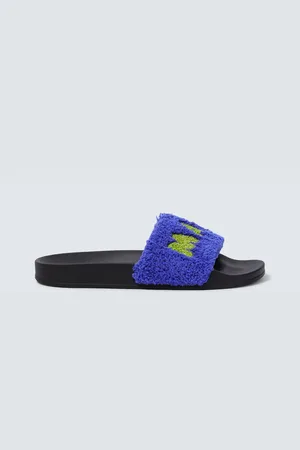 Marni Logo jacquard slides