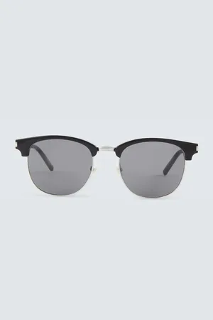 Saint Laurent SL 108 half-frame sunglasses