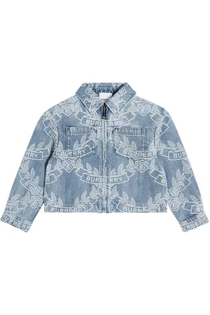 Burberry Oak leaf crest denim jacket