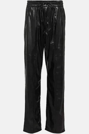 Marant Etoile Brina faux-leather straight pants