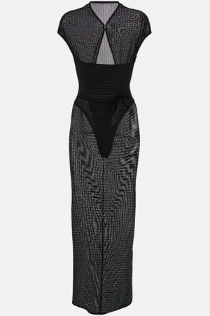 Alaïa AlaÃ¯a Sheer maxi dress
