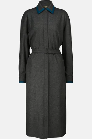 Loro Piana Naran belted shirt dress