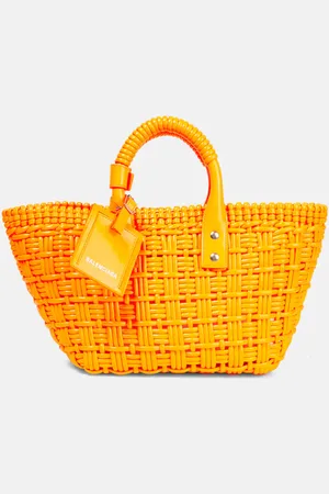 Balenciaga Bistro XS woven rubber tote bag