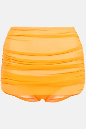 Norma Kamali Bill high-rise bikini bottoms