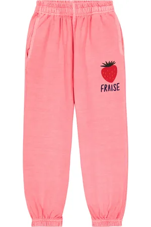 Jelly Mallow Fraise printed cotton sweatpants