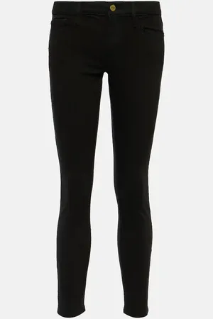 Frame Le Color Crop high-rise skinny jeans