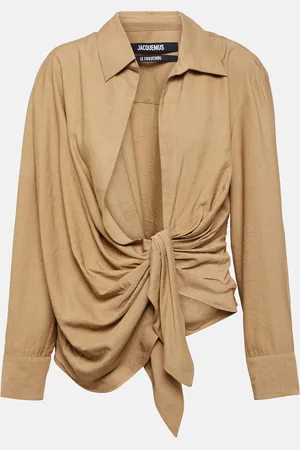 Jacquemus La Chemise Bahia tie-detail shirt