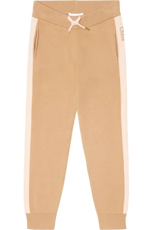 Chloé ChloÃ© Kids Logo cotton and wool sweatpants