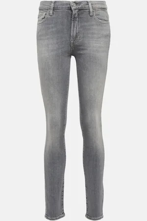 7 for all Mankind Slim Illusion mid-rise skinny jeans