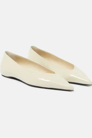 Totême The Asymmetric leather ballet flats