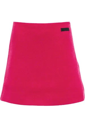 Ganni Wool-blend miniskirt