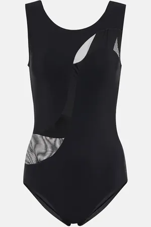 Karla Colletto Mesh-trimmed swimsuit