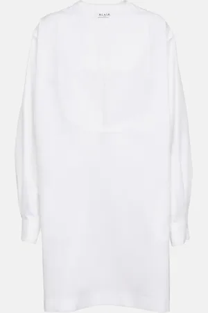 Alaïa AlaÃ¯a Cotton poplin minidress