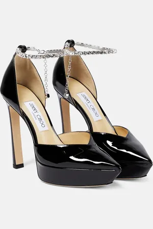Jimmy Choo Saeda 125 embellished platform pumps