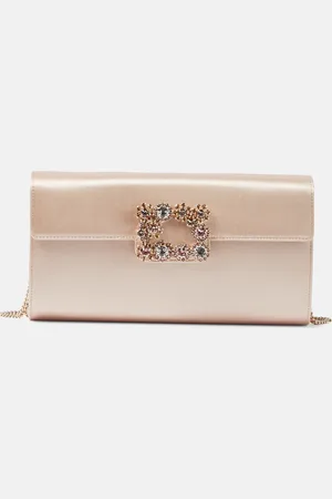 Roger Vivier Embellished satin shoulder bag