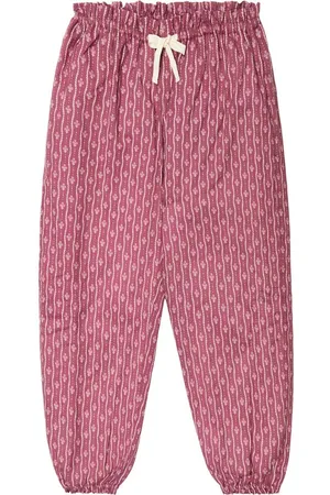 Caramel Arnica printed cotton pants