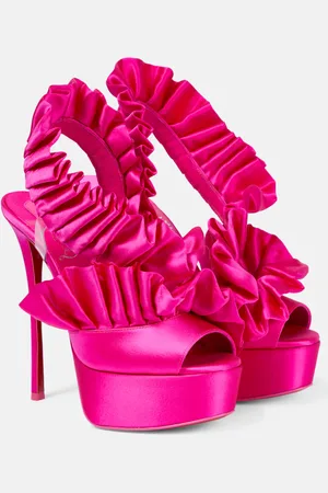 Christian Louboutin Froufrou Alta 150 satin sandals
