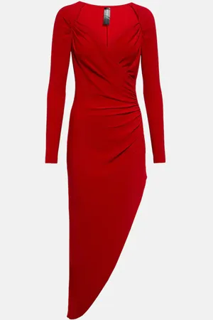 Norma Kamali Asymmetric midi dress