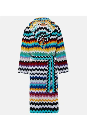 Missoni Cyrus Zigzag cotton terry bathrobe