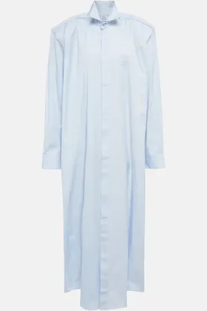 Vetements Deconstructed cotton shirt dress