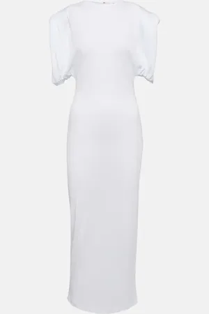 WARDROBE.NYC Ruched jersey midi dress