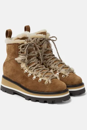 Jimmy Choo Chike shearling-lined suede ankle boots