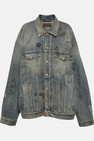 Balenciaga Embellished denim jacket