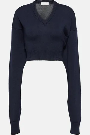 Sportmax Pomez cropped wool sweater