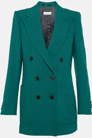 DRIES VAN NOTEN Wool gabardine blazer