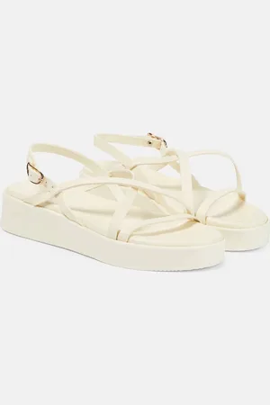 Ancient Greek Sandals Silia leather platform sandals