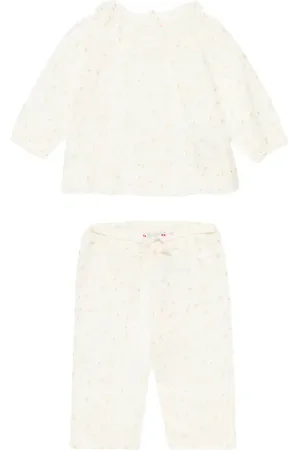 BONPOINT Baby Barulina floral pajamas