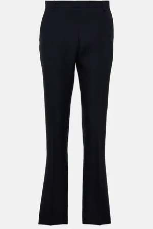 VALENTINO High-rise silk pants