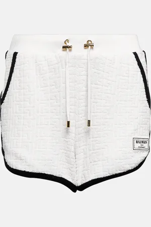 Balmain Monogram cotton-blend shorts