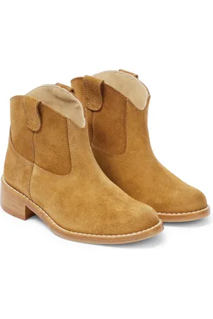 BONPOINT Santiag suede boots