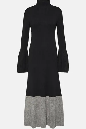 Joseph Color Block wool-blend maxi dress