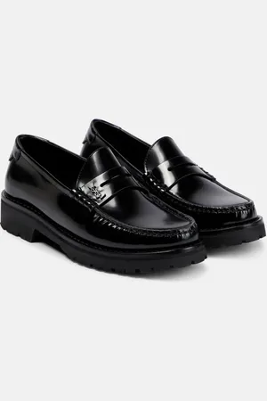 Saint Laurent Le Loafer leather penny loafers