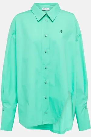 The Attico Diana cotton canvas shirt