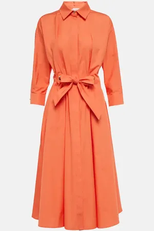 Max Mara Flavio cotton poplin shirt dress