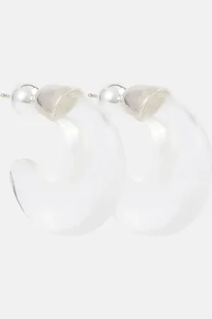 Sophie Buhai Donut sterling and quartz hoop earrings