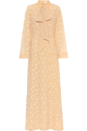 Chloé ChloÃ© Embroidered silk maxi dress