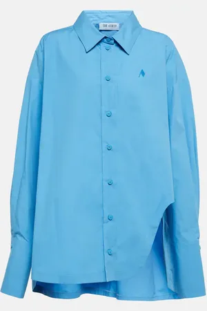 The Attico Diana cotton poplin shirt