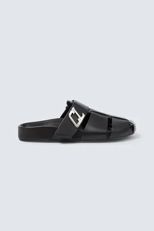 Christian Louboutin Abubizz leather slippers